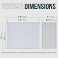 Pokemon ETB Box Acrylic Display Case/UV+ Protection/8MM/TCG/Trading Card/Display