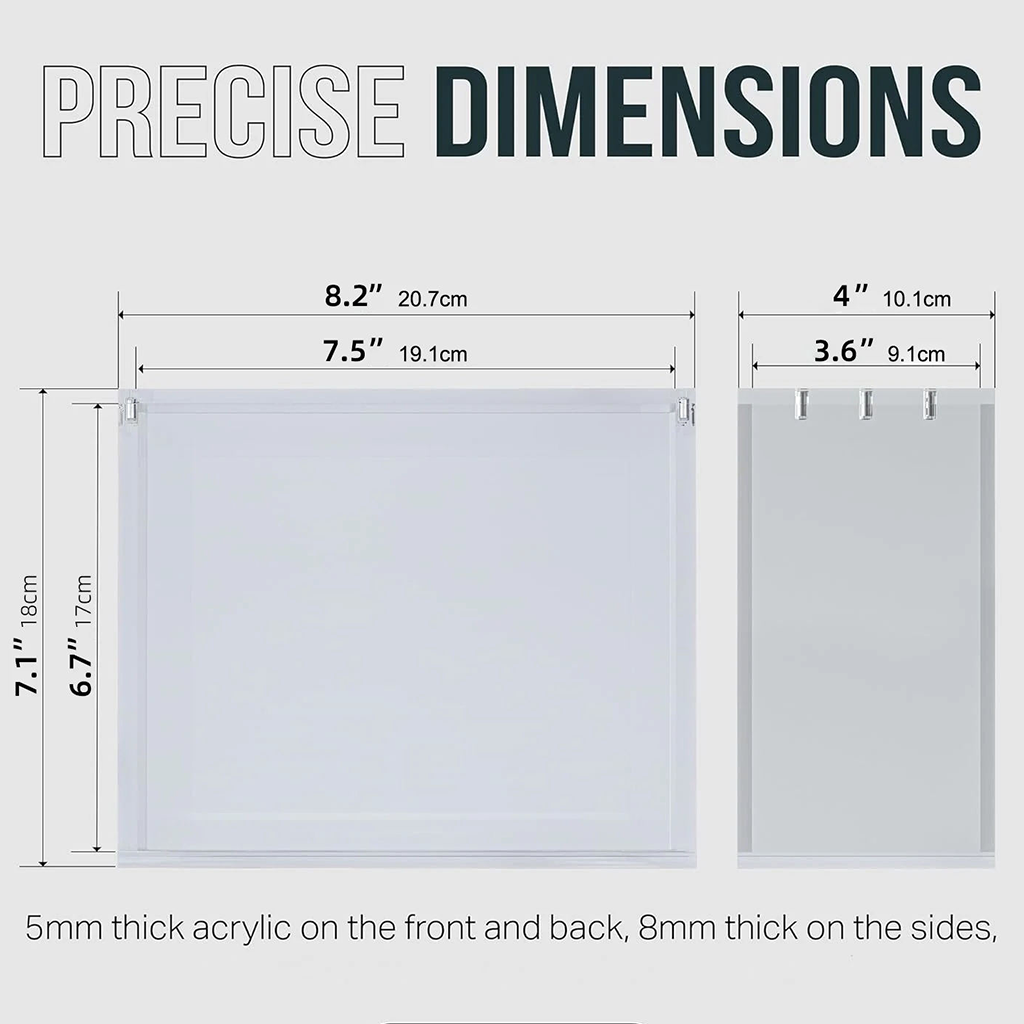 Pokemon ETB Box Acrylic Display Case/UV+ Protection/8MM/TCG/Trading Card/Display