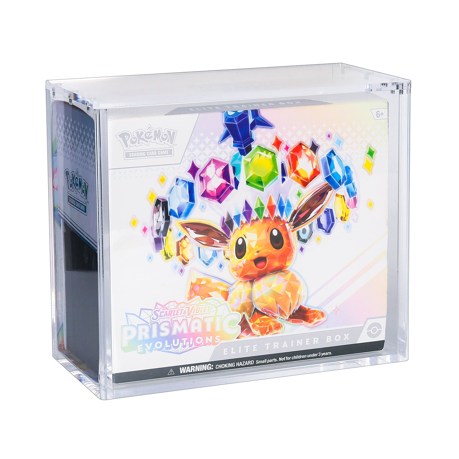 Pokemon ETB Box Acrylic Display Case/UV+ Protection/8MM/TCG/Trading Card/Display