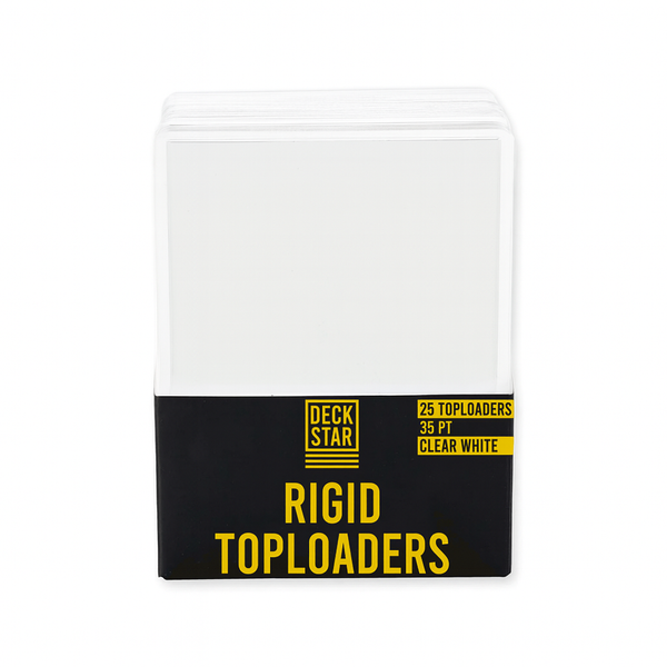PREMIUM CLEAR WHITE STANDARD 3"x4" TOPLOADERS 35pt